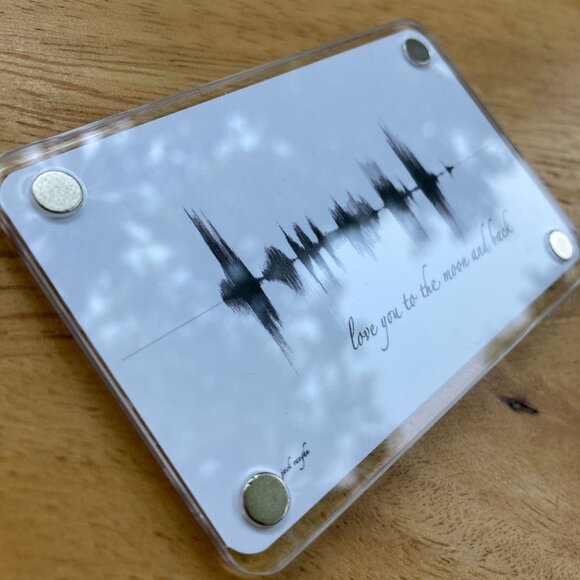Love You To The Moon And Back Soundwave Magnet - Picture 4 of 6